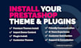 install and customize your prestashop theme and modules