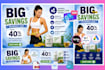 make awesome banner for facebook, tiktok, adwords , web banner , header , ads