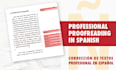 professionally proofread your spanish text up to 500 words