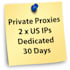 provide 2 x Shoe Proxies