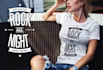 make a trendy typography tshirt design