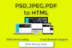 convert psd to html