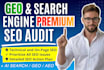 do a website SEO audit for google and ai search rankings