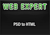 convert psd to html per page