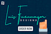 create a modern signature logo