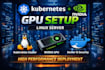 set up kubernetes and nvidia GPU on linux server