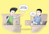 draw a single panel cartoon comic strip