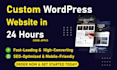 be your custom wordpress developer, website designer, mobile friendly website