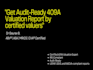 prepare audit ready certified 409a valuation report