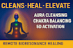 do aura cleansing and chakra cleansing using scalar waves