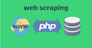 develop php script to parse scrap a web page
