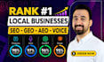optimize local business for google ai, voice search, aeo and GEO SEO