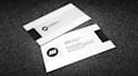design minimalist and other double sided business card