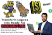 professionally convert logo into embroidery ready dst file