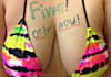 write anything on my boobs and booty