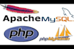 develop PHP mysql, pgsql websites and applications