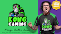 design a cool mascot logo for twitch, gaming, esports team, kick by kong vector