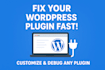 fix plugin errors and customize wordpress plugins
