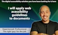 apply web accessibility guidelines to documents