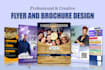design outstanding flyer or brochure in 12 hur