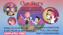 create a gorgeous romantic animated wedding invitation video