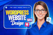 build responsive clean and modern wordpress website design