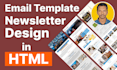responsive html email template design and html email newsletter design