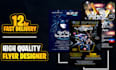 design professional flyer and poster for business, events, and social media