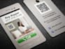 design a unique business card, with qr codes