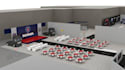 make 3d layout event setup and visualization designs service