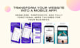 convert your website into a android or IOS application
