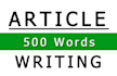 write 500 words high quality and unique article