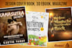 design book cover, 3d ebook, magazine etc