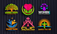 design non profit, church, welfare, charity organization logo