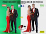 professionally remove green screen backgrounds from photos with hair masking