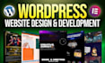 design or redesign a responsive wordpress website using elementor