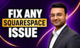 fix squarespace bugs, mobile, layout, spacing and custom code issues