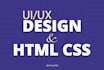 be your front end developer and designer