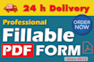 design fill and sign PDF application form