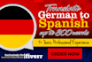 translate german to spanish 500 words