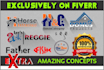 design decent unique modern logo within 24 hours