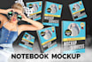 do a 3d notebook mockup