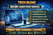 do guest post on high quality tech blog