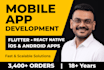 provide mobile app development flutter react native flutterflow ios android