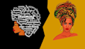 do trendy african american character design