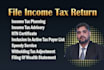 provide tax return filing for you