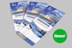 create a professional rack card  de design