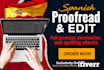 proofread and edit your text in spanish