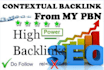give you 30 high PR profile backlinks