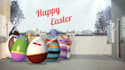 make happy easter greeting video